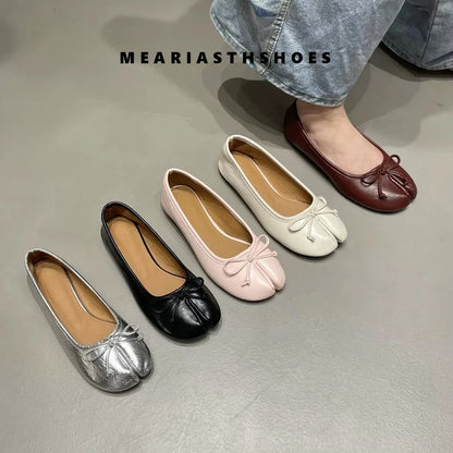 Women's Split-Toe Flats in Style Options