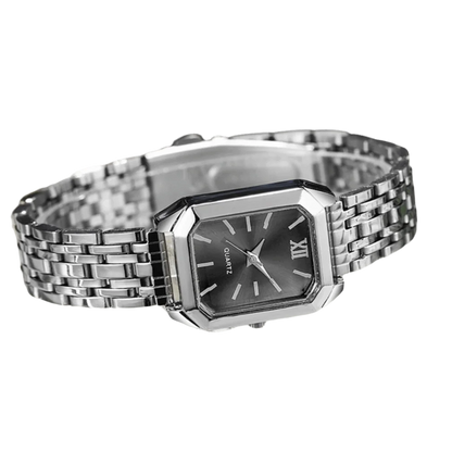 Hot Stainless Steel Quartz Watches Quartz Square Women Wristwatch Simple Folding buckle Strap Watch Women