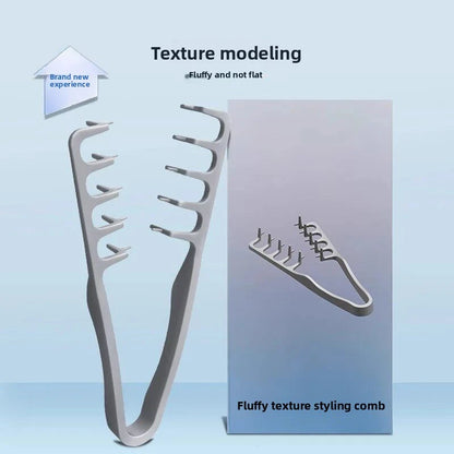 Men's Plastic Styling Comb,  Portable, Compact, and Easy to Store. Helps Style and Add Volume to Hair, Tame Flyaways