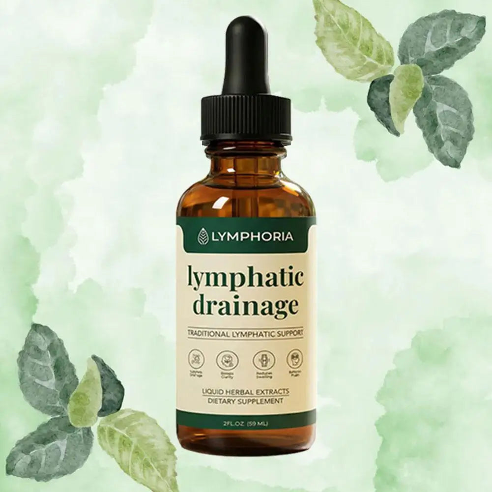 Premium Lymphatic Drainage Ampoule,Natural Plant Extracts Drops for Daily Care Improve Swelling&Circulatory Repair Beauty&Health