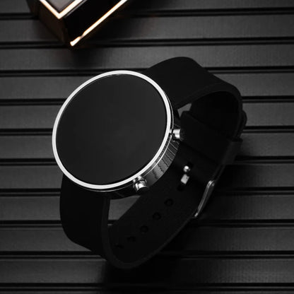 Fashion Women Digital Wrist Watches Simple Round Dial LED Watch for Woman Casual Sport Ladies Electronic Clock Reloj Digital