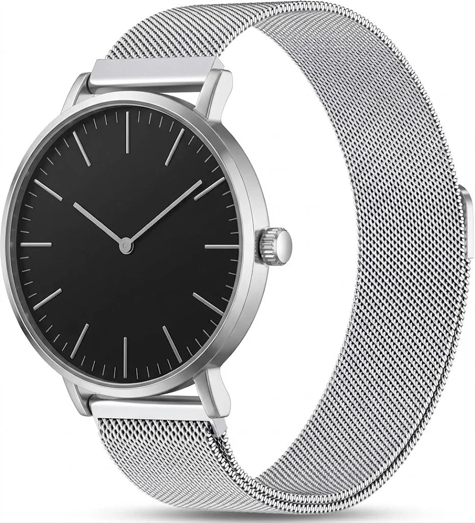 New Fashion Women Watches Simple Luxury Rose Gold Stainless Steel Mesh Band Quartz Ladies Watches Clock Gift for Woman Relogio