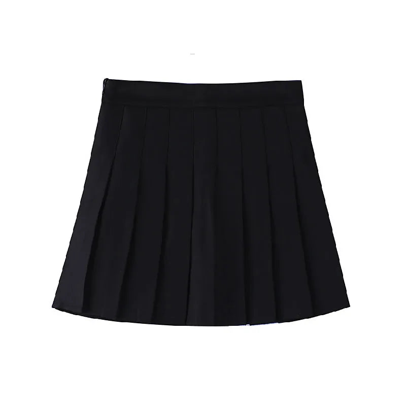 1pcs Spring Summer Womens Mini Skirts Girls Pleated Skirts Lady High Waist Cute Pink Skirt Student Short Skirt JK Uniform Skirts