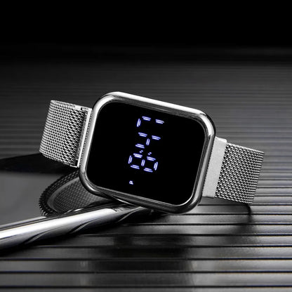 Simple Square Men's and Women's Digital Watch Fashion Touch Screen LED Watches for Woman Casual Electronic Watch Reloj Mujer