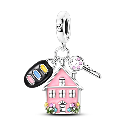 925 Sterling Silver Famous Buildings Charms Bead Milan Cathedral Colosseum Eiffel Tower Dangle Fit Original Bracelet DIY Jewelry
