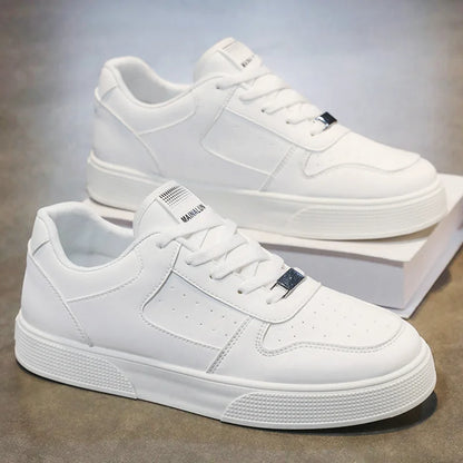 Men's Casual Shoes 2026 Comfortable Breathable White Platform Shoes Men Plus Size Casual Sneakers Outdoor Flats Shoes 39-48