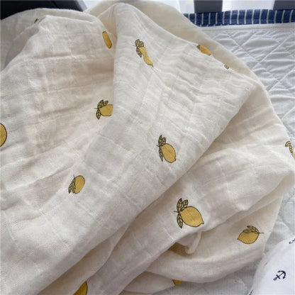 Baby Blankets and Diapers Organic Cotton Baby Comforter Muslin Squares Acacia Newborn Receiving Blanket Bedspread Bedding