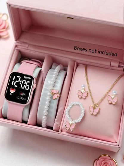 Small Square Technology Watch High Beauty Student Party Female Simple Fashion Watch Time Electronic Watch