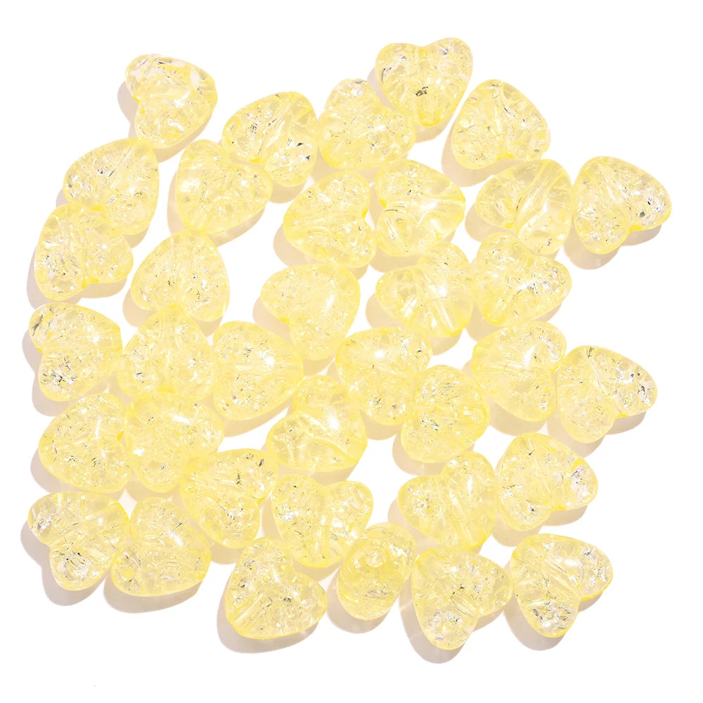 50pcs 11mm Clear Acrylic Burst Beads Candy Color Star Spacer Beads DIY Handmade Beaded For Jewelry Findings Bracelet Accessories