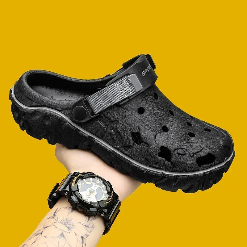 2025 Factory Cheap EVA Men's Clogs Shoes Lightweight Wholesale Plastic Clog Men Beach Working Sandals With Men Clogs&Mules
