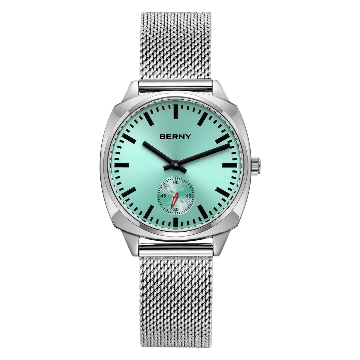 BERNY Quartz Pillow Ladies Watch Luxury Women's  Watch Comfort Fabric Watch for Women Casual Versatile Elegant Ladies Watches