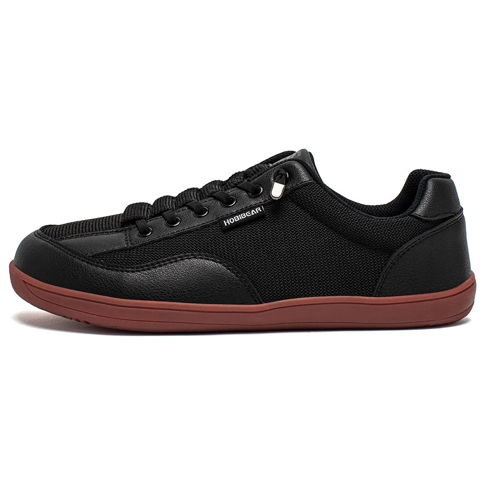 HOBIBEAR Wide-Toe-Box Barefoot Shoes Womens Mens Zero Drop Slip On Sneakers Minimalist Walking Shoes