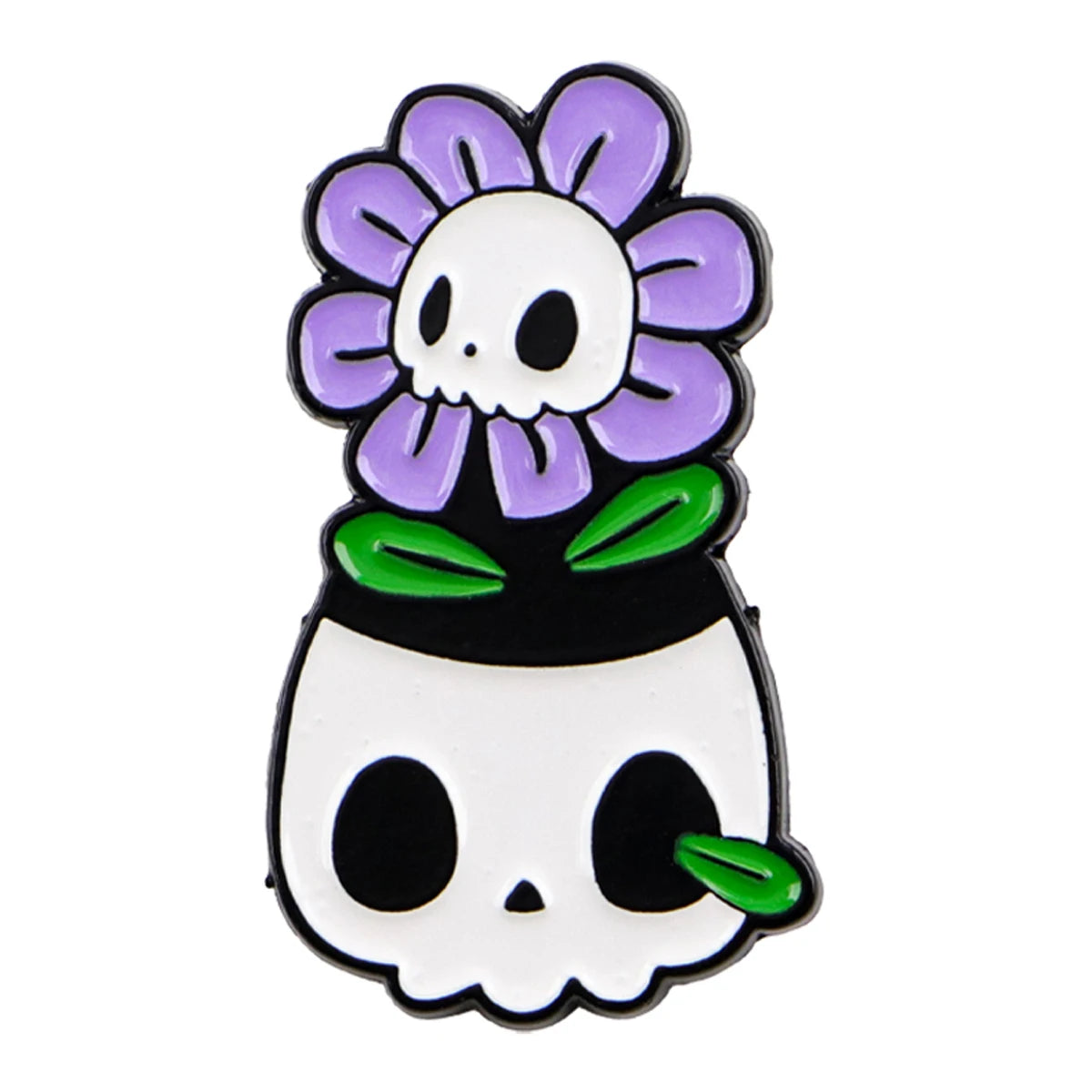 "One Day,We Will Wake Up To His Obituary" Enamel Pin Cartoon Skeleton Women's Brooches Fashion Lapel Badges Jewelry Friends Gift