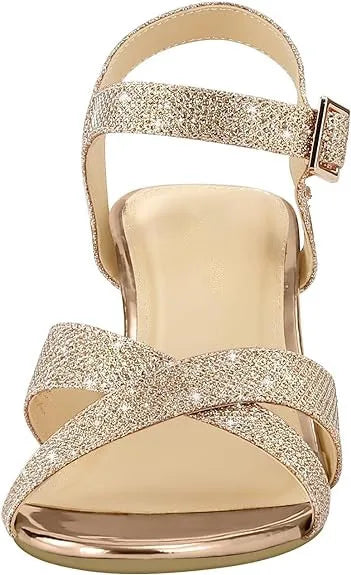 Plus Size 35-43 Shoes for Women Women Ankle Buckle Strap Wedges Comfortable Non-slip Sandals Party Evening Sandalias De Mujer