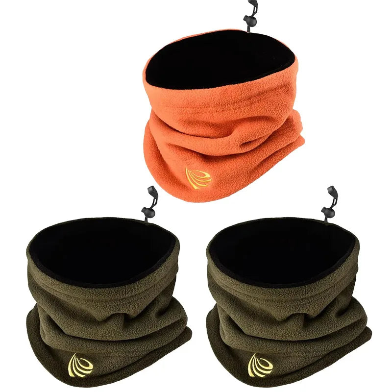 1/3Pcs Fashionable Winter Warm Wool Collar, Leather Ski Tube Scarf, Ski Board Face, Outdoor Bicycle, Cold Resistant Collar