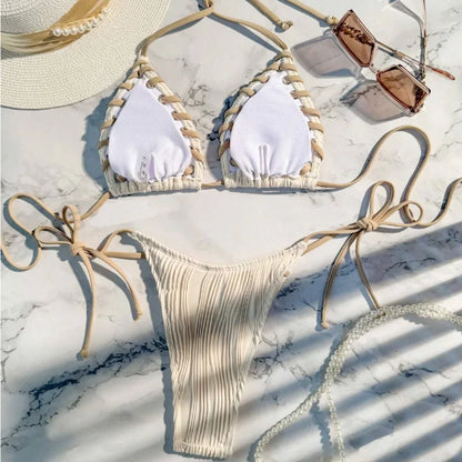 Sexy Bikinis 2026 Women's Swimwear Female Swimsuit For Swimming Wear Bathing Suits Brazilian Bikini Set Beachwear Pool Bather