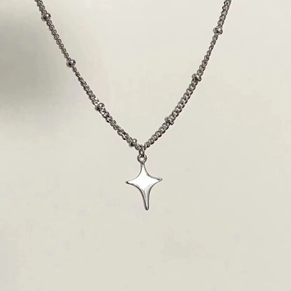 Fashion Simple Personalized Alloy Necklace Lats Shiny Collar Suitable for Women's Daily Accessories Holiday Gifts-S084