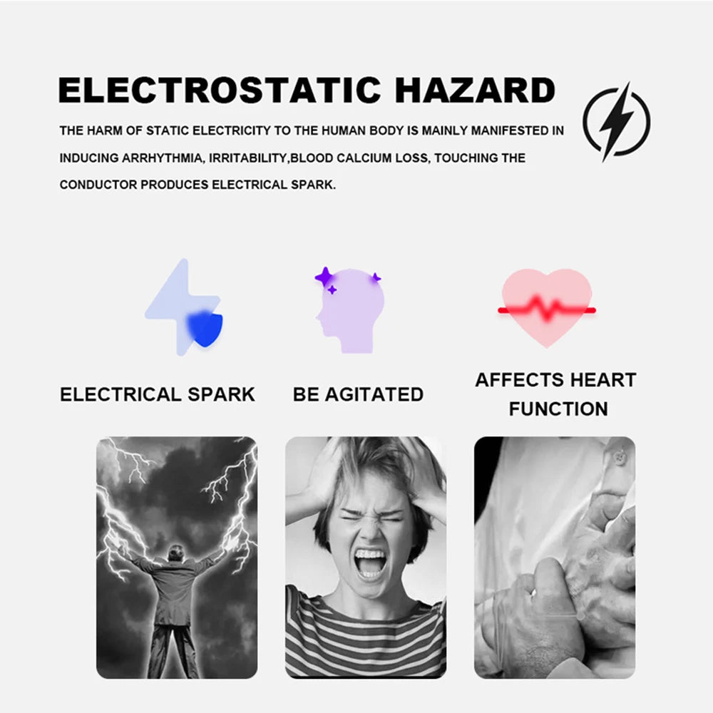 Anti-static Silicone Bracelets Winter Universal Adjustable Static Eliminator Body Eliminates Static Electricity Gifts