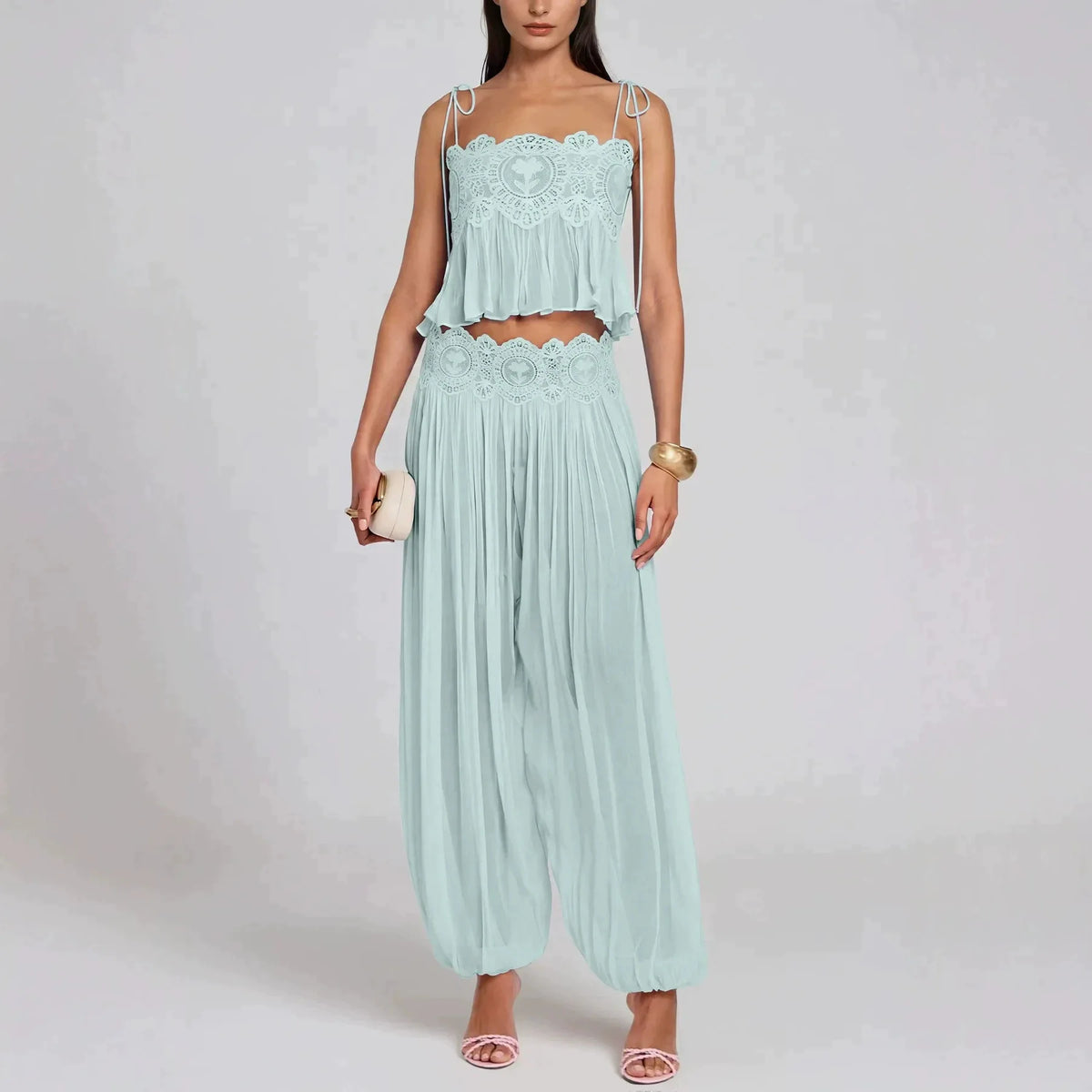 Women's Lace-Detail Outfit Options