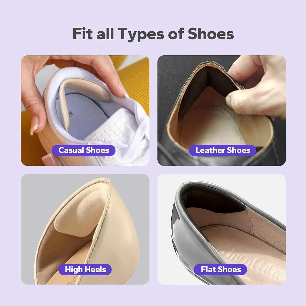 Women Insoles for Shoes High Heel Stickers Adjust Size Adhesive Heels Insert Feet Protector Sticker Pain Relief Foot Care Pad