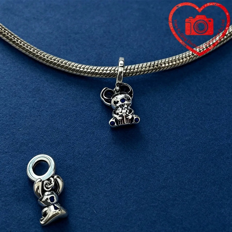 New Original Charms DIY Women Jewelry Gifts Fox Rabbit Chicken Pig Pet Dog Elephant Beads Fit 925 Silver Bracelets Accessories
