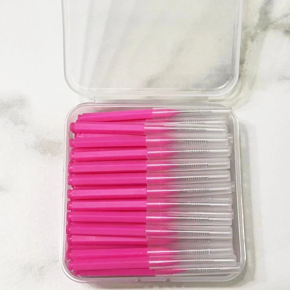 60Pcs Interdental Brush Health Care Tooth Push-Pull Escova Removes Food And Plaque Better Teeth Oral Hygiene Tool Oral Care