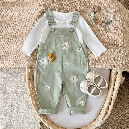 Newborn Baby Rompers Fashion Embroidery Sleeveless Knitting Infant Kids Boys Girls Strap Jumpsuits Clothes Summer Toddler Wear