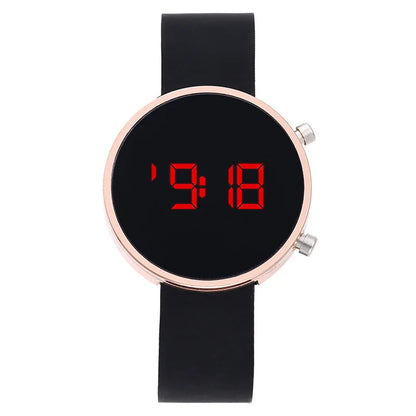 Fashion Digital Watch for Men Women Kids Simple Sports LED Watch Silicone Watchband Multi-color Casual Ladies Watch Reloj Mujer