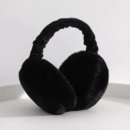 1/2/4pcs Solid Soft Plush Ear Keep Warmer Winter Earmuffs For Women Men Fashion Outdoor Earflap Protection Ear-Muffs Ear Cover