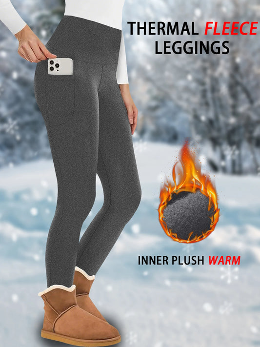 Women's High-Waisted Pocket Leggings in Colour Options