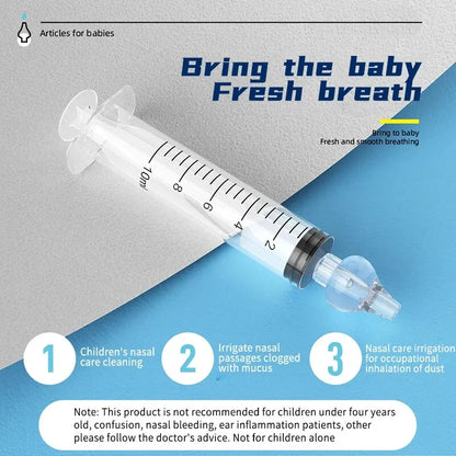 1 PCS Needle Tube Baby Nasal Washer Nasal Cleaning Equipment Simple Operation Child Cleaning Care Products