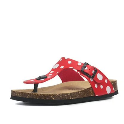 Fashion Women Slippers Flip Flops Summer Beach Cork Shoes Slides Girls Flats Sandals Casual Slippers Shoes Plus Size 35-45