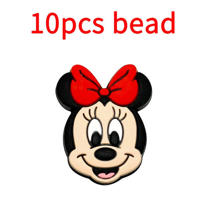 10pcs Silicone Cartoon Bead Baby Pacifier Bead Pacifier Chain Accessories Ornaments