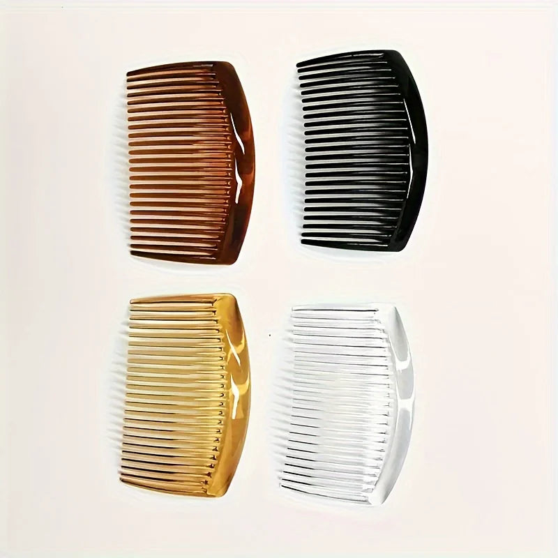 3pcs Fashionable French Style23Toothed Comb - Anti-slip and Durable ABS Plastic, Suitable for All Hair Types
