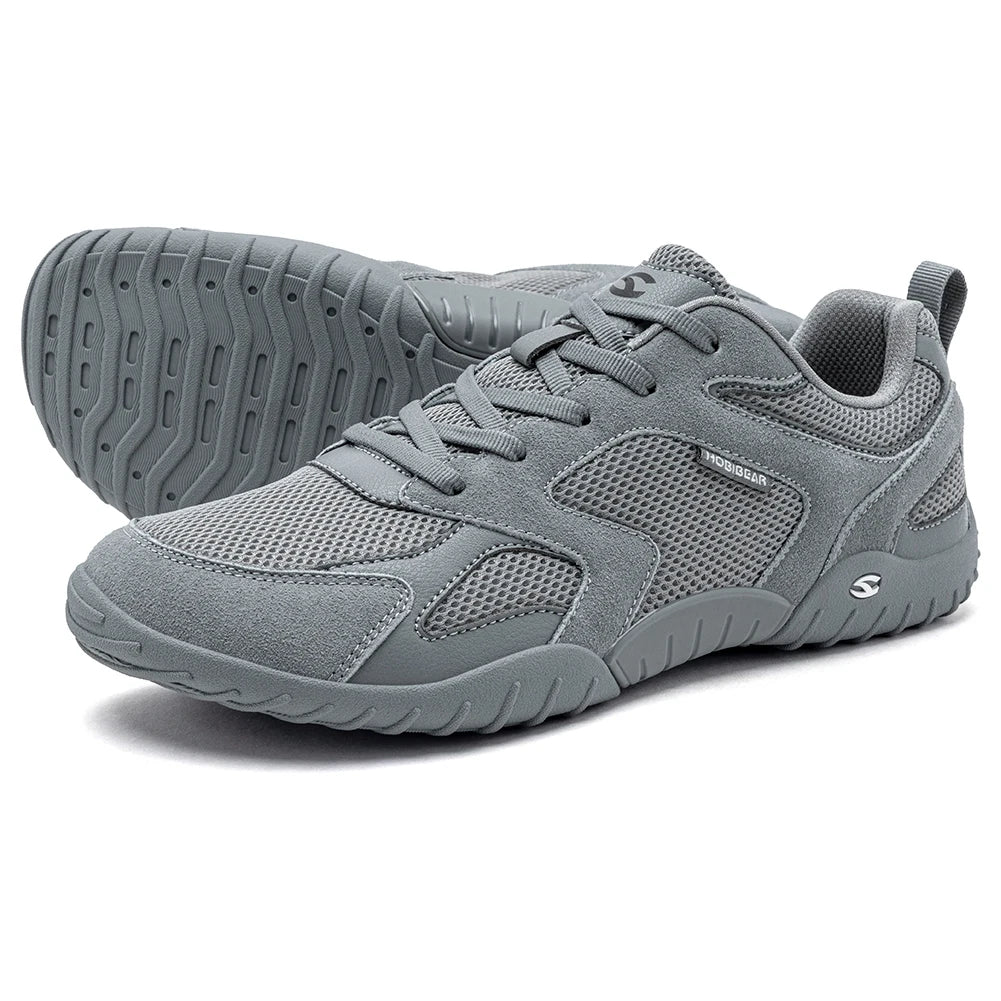 HOBIBEAR Wide Width Barefoot Shoes for Men Women Minimalist Zero Drop Breathable Sneakers Non-Slip Lightweight Walking Footwear