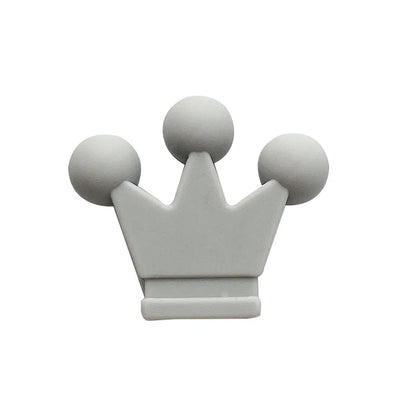 10pcs Food Grade Crown Silicone Beads Baby Teething Toys  Silicone DIY Pacifier Chain Pendant Accessories Baby Teethers