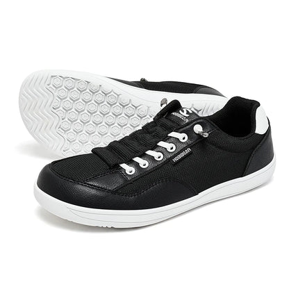 HOBIBEAR Wide-Toe-Box Barefoot Shoes Womens Mens Zero Drop Slip On Sneakers Minimalist Walking Shoes