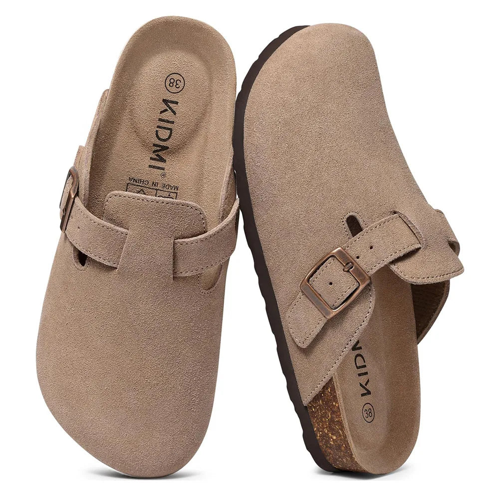 Buckle-Detail Clogs & Slides in Style Options