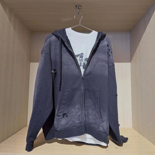 ARIRANG WORLD TOUR Tour Merch Zip Up Hoodie Vintage Washed Oversized Streetwear Unisex Hooded Jacket