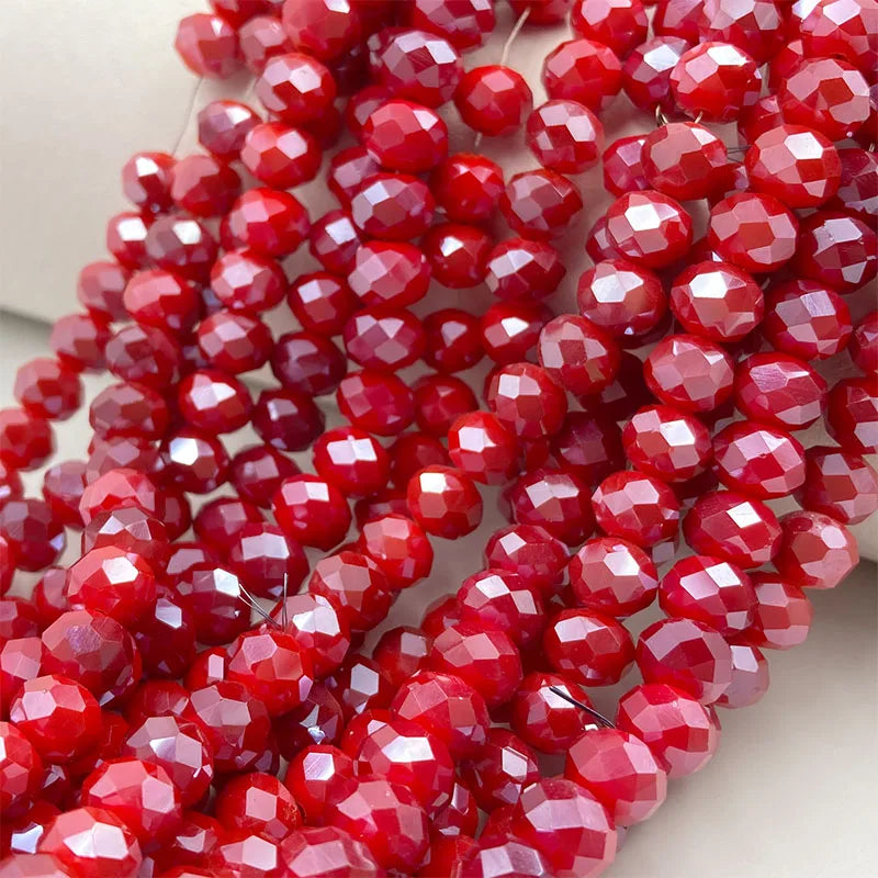 Colorful 2/3/4/6/8/10mm Austria Faceted Crystal Glass Beads For Jewelry Making DIY Accessories