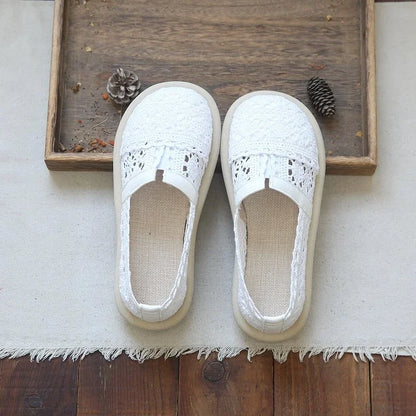 Summer Shoes Ladies Casual Female Sneakers Slip-on Dress Flats  2026 Slip On New Fabric Scandals Fisherman Leisure Summer