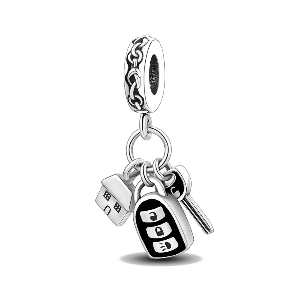 2025 New Hot Selling Colorful Love Puzzle Charm Bead Jewelry 925 Silver Original Women's Bracelet DIY Jewelry Gift