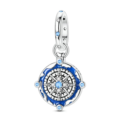 100% Real 925 Silver Classic Devil's Eye Charms Beads For Women Fit Original Qikaola Bracelets Fine DIY Jewelry Making