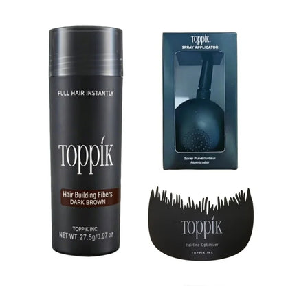Toppik Hair Fibers, Hair Building Fibers, Fill In Fine or Thinning Hair Instantly Thicker, Fuller Looking, Man and Woman