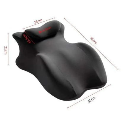 Wedge Memory Foam Pillow Ergonomic Multi-Positional Body Pillow with Removable Cover Soft Support Pillow