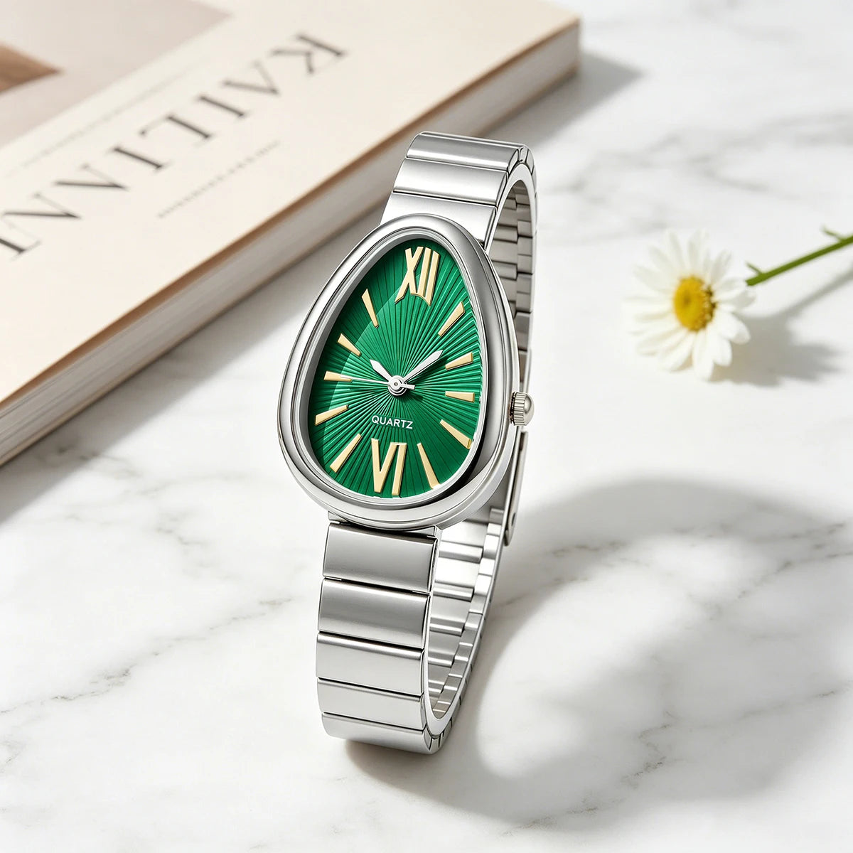 Casual Fashion Alloy Women Quartz Watches Anniversary Gift Business Wristwatches