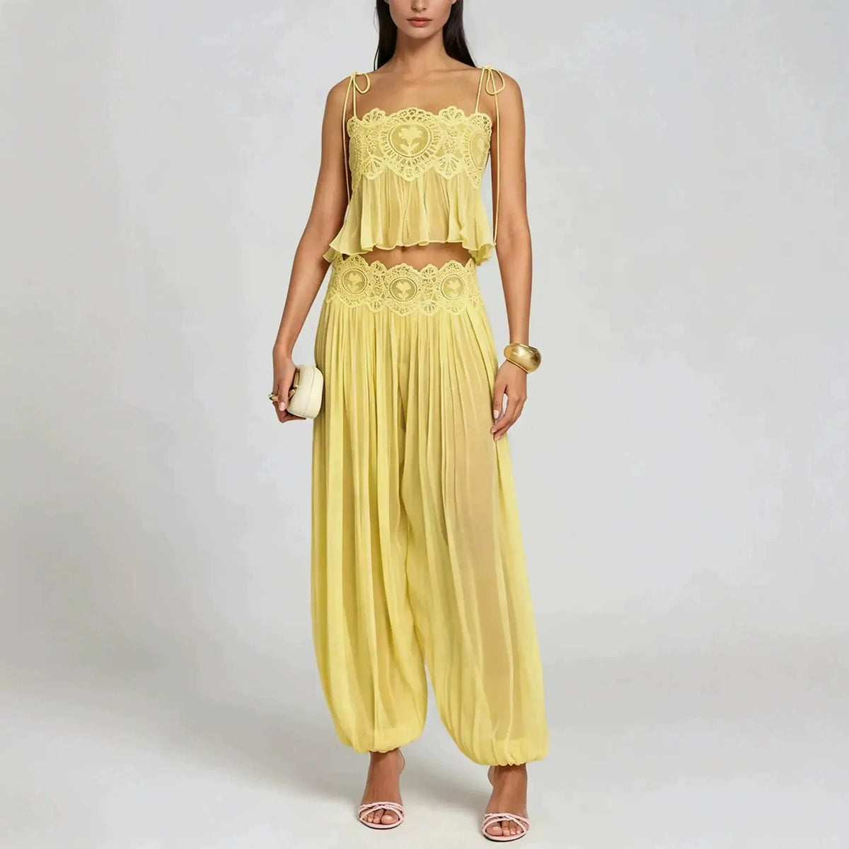 Women's Lace-Detail Outfit Options