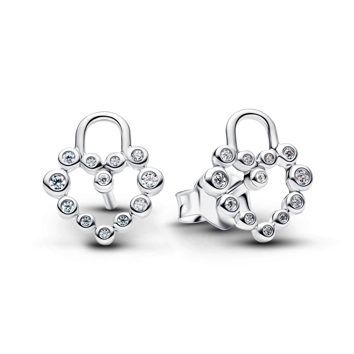 925 Sterling Silver Floral Necklaces Stud Earrings Charms Four‑Leaf Clover Sugar Skull Tiger Ghost Beads Fit Bracelet Jewelry