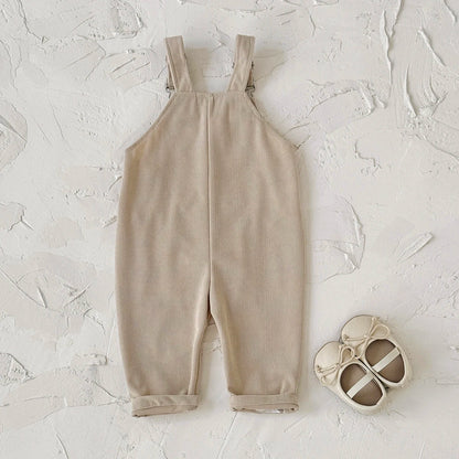 Korean Style Infant Toddler Clothing Boys Girls Summer FashionOveralls Pants Korean Version Casual Trousers Suitable for 0-3Y