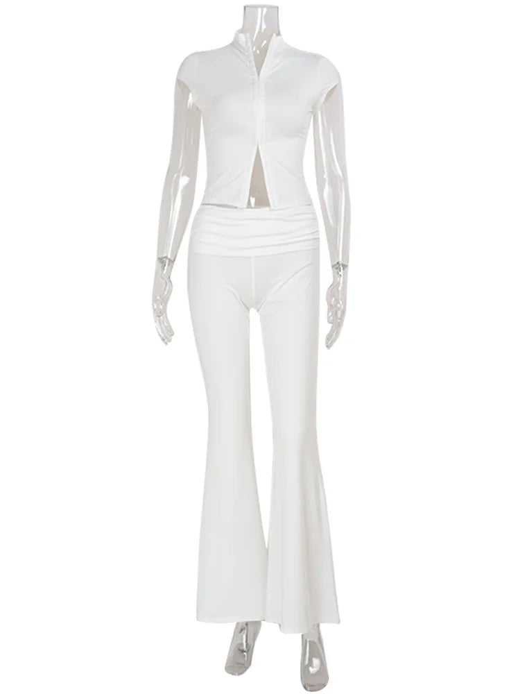 Women's Cutout Top & Trouser Set